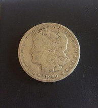 1890 Morgan Silver Dollar - £23.59 GBP