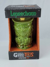 Geeki Tikis Leprechaun Movie 18 Oz Ceramic Green Evil Leprechaun Tiki Mu... - $20.58