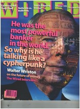 WIRED magazine October 1996 , Walter Wriston interview - $16.96