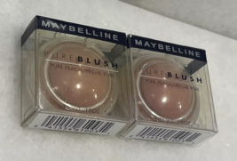 2 Maybelline Pure Blush - Pure Peach - 0.18 oz France - $20.11