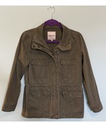 Madewell Army Green Zip Up Surplus Field Jacket Fall Utility Coat Womens... - $677.40 MXN