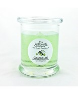 Coconut Lime Scented Gel Candle - 120 Hour Deco Jar - £12.70 GBP