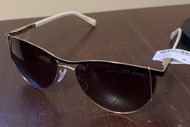 TED BAKER TWS270  Rose Gold White Violet Gradient Aviator Sunglasses NWT - $843.26 MXN