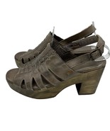 Bed|Stu  Fontella Leather Platform Slingback Sandals Brown Size 10 - $88.01 CAD