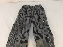Children Youth Boy&#39;s Urban Pipeline City Camouflage Gray Zipper Fly Pant... - £9.44 GBP