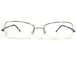 Lindberg Eyeglasses Frames 3001 COL.P95 Turquoise Blue Silver Cat Eye 51... - £194.17 GBP