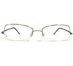 Lindberg Eyeglasses Frames 3001 COL.P95 Turquoise Blue Silver Cat Eye 51... - $247.49