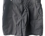 Sanctuary Social Stand Hiking Shorts Womens Size M Dark Gray Adjustable ... - $10.27