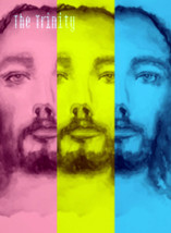 ORIGINAL ACEO Jesus Religous Digital Art &quot;The Trinity&quot; -: rdoward fine art - £4.72 GBP