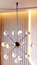 Mid century 12 Arm Eyeball Shades Sputnik Chandelier home interior elegant light - £415.46 GBP