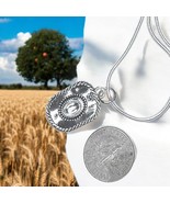 Cowboy Hat Western Charm Necklace | 22” 24” Sterling Silver | Country Je... - €13,64 EUR+