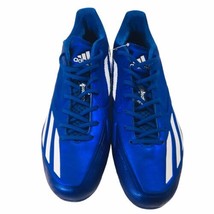 ADIDAS Adizero Baseball BB8832 Men Royal Blue Metal Cleats Spikes Shoes 12 - £45.55 GBP