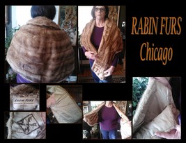 1940s Mink Stole by Rabin Furs from Chicago. SHIPS FREE - £145.77 GBP
