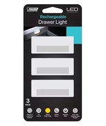 Feit Electric Rechargeable LED Drawer Light, Qty 3, Mount W/Adhesive Strips,Incl - $19.95