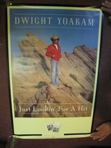 Dwight Yoakam Promo Affiche Juste Looking&#39; Pour un Hit - $270.46