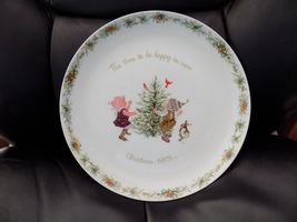 Vintage Holly Hobbie Christmas 1973 Commemorative Edition Plate - $45.39
