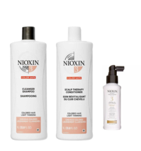 NIOXIN System 3 Cleanser &amp; Scalp Therapy Duo Set(33.8oz each) + Treatmen... - £39.32 GBP