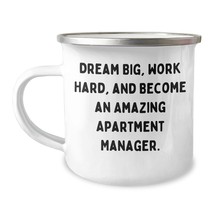 Amazing Apartment Manager Gifts, Camping Mug for Christmas, Dream Big, W... - $24.45