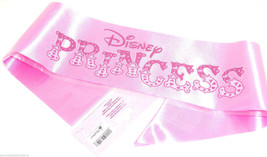 Disney Princess Sash Theme Parks Pink Ribbon New - £11.90 GBP