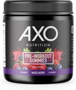 AXO Nutrition, Pre-Workout Energy Gummies Watermelon Flavor 75 Gummies E... - $14.84