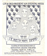 THE HOMETOWN BAND CPI DKD GCT VINTAGE FLYER 1976 KINGSTON VALDY SHARI UL... - $25.69 CAD