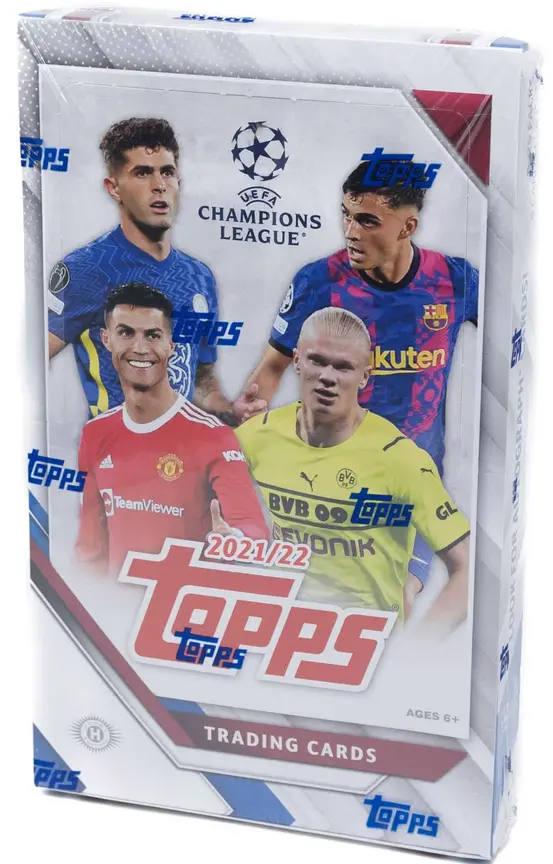 Primary image for 2021-22 Topps UEFA Champions League Soccer Hobby Box Factory Sealed