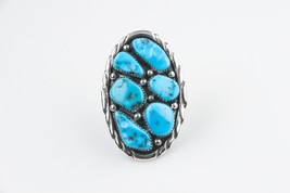 Benny Touchine Navajo Turchese Pepite Anello - £195.25 GBP