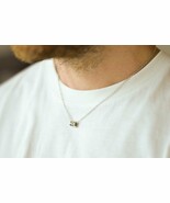 Zodiac signs necklace for men, cancer sign, stainless steel chain - $28.72 CAD