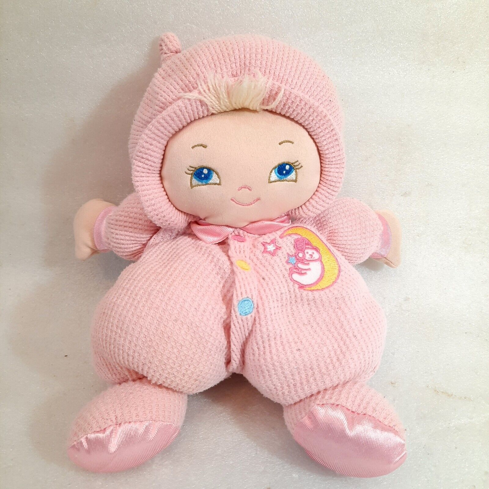 Goldberger Doll Baby’s first Bundle of Joy plush Waffle weave baby Pink thermal - $65.00