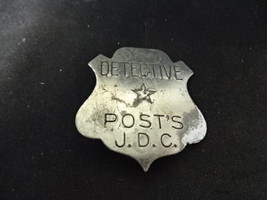 Old Vtg Collectible Detective Posts Cereal Premium JDC Pin - £15.94 GBP