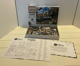 Music Viusal Puns 1000 Piece Jigsaw Puzzle Puntastic Puzzles - $18.23