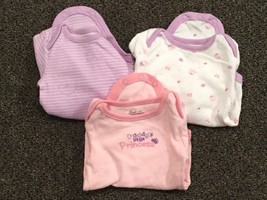 First Moments Girls One Piece, 3 Months, Set Of 3 - $8.08