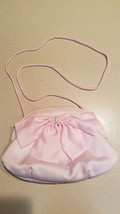 Vintage Magid Evening Pink Satin Rhinestone Bow Front Snap Open Purse (NWOT) - £22.16 GBP