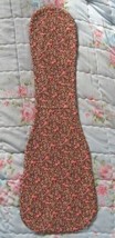 Ukulele Blanket For Soprano Uke/Lightly Padded/Brown Calico/Handcrafted - £7.97 GBP
