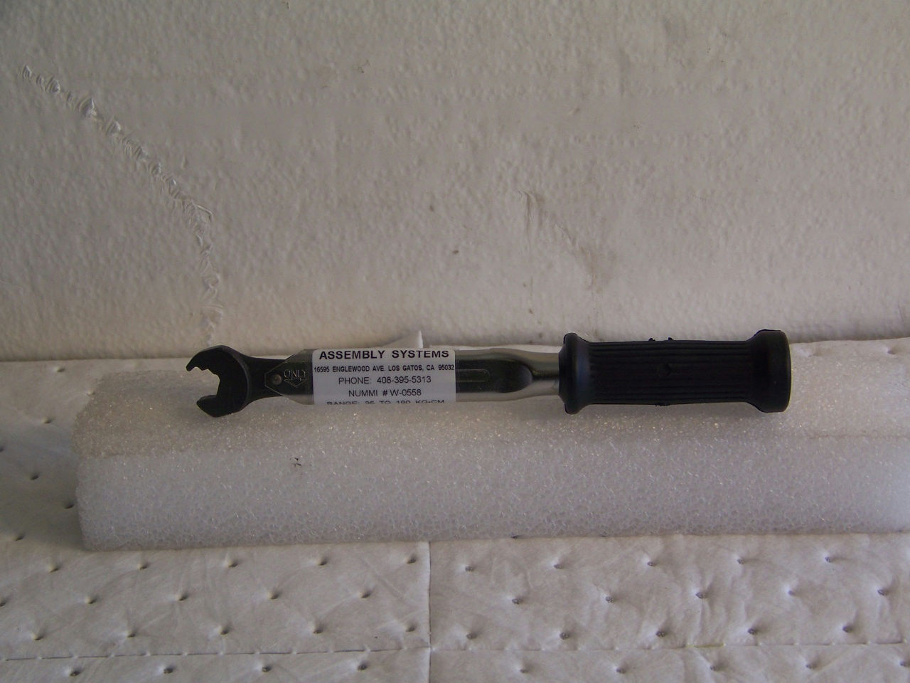 Assembly Systems Tohnichi Q110X190 Torque Wrench 35-190 KGCM - $73.72