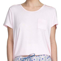 Hanes Womens Solid Short Sleeve Top Size Medium Color Pink - £21.08 GBP