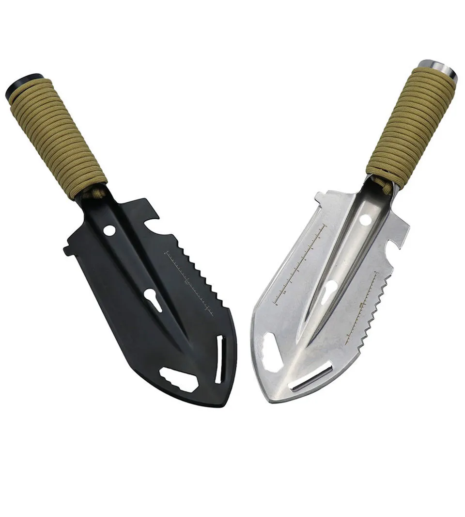 Rowel ruler flat screwdriver hexagon wrench outdoor shovel hiking camping tool survival thumb200