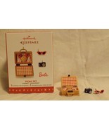 Hallmark Keepsake Picnic Set Barbie Ornament - £11.61 GBP