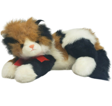 Vintage 1995 Ty Classic Calico Cat Maggie Black Orange Stuffed Animal Plush Toy - £36.45 GBP