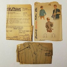 1940&#39;s or &#39;50s Boys&#39; Sport Jacket Sewing Pattern Simplicity 2651 Size 6 CUT  - £19.80 GBP