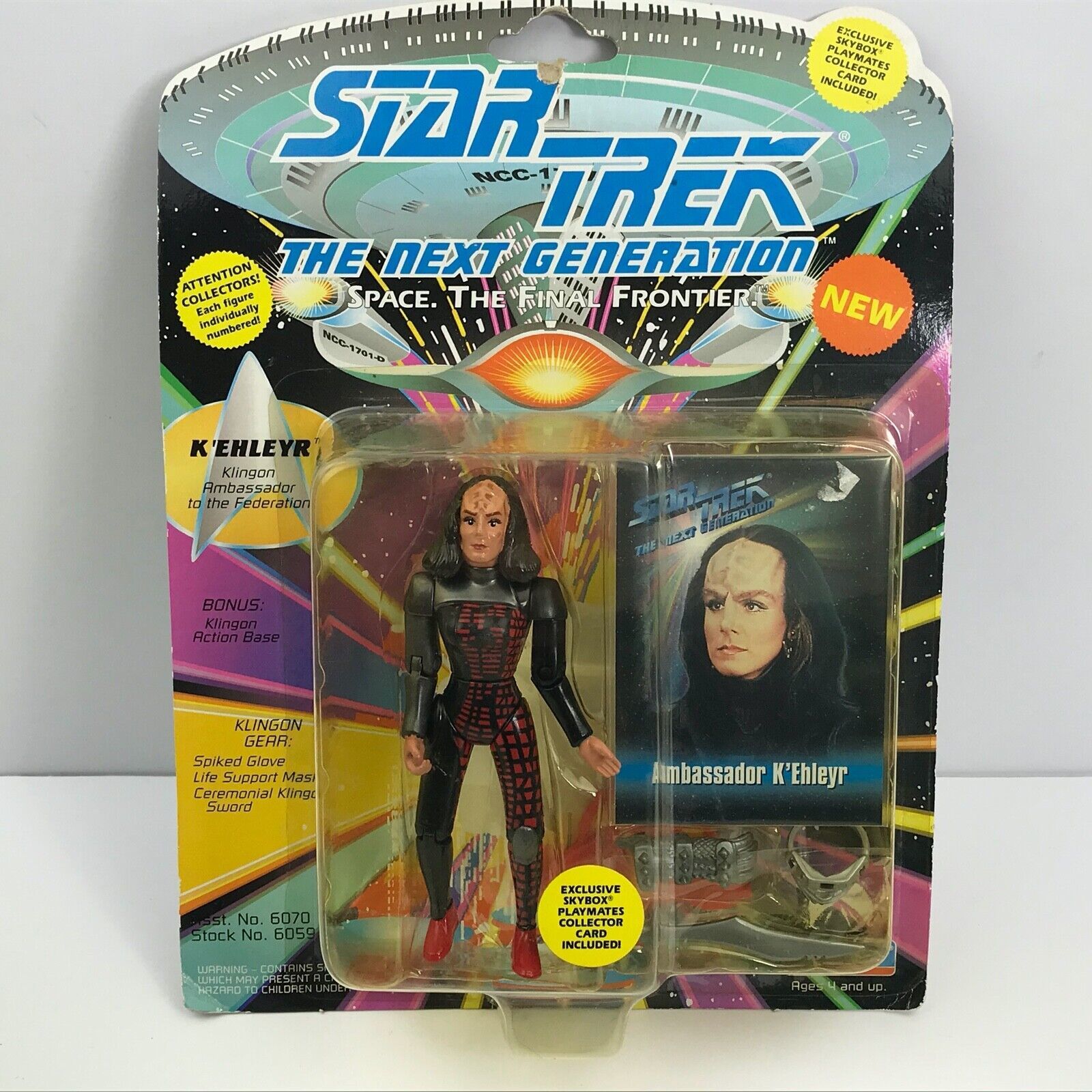 Primary image for Playmates Star Trek: Next Generation Ambassador K'Ehleyr Action Figure New 1993