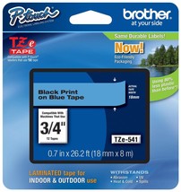 Brother Tape, Retail Packaging, 3/4 Inch, Black on Clear (TZe141) - £20.21 GBP+