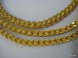 22k gold chain necklace ethnic yellow gold chain handmade - £4,351.70 GBP