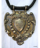 vintage antique old silver gold vermeil pendant necklace india - £347.40 GBP