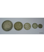 ancient antique collectible old silver coin set from india VTJ EHS - £236.61 GBP