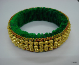 vintage 22kt gold beads bracelet bangle cuff traditional tribal jewelry - £554.87 GBP