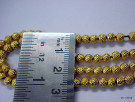 22K gold beads necklace bracelet elemants 30 pcs. handmade - £193.40 GBP