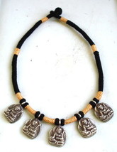 sterling silver pendant necklace hindu god hanuman handmade jewelry - $157.41