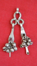 vintage antique tribal old silver toothpick &amp; ear cleaner pendant neckla... - $147.51