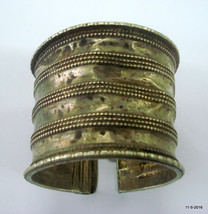 vintage antique tribal old silver bracelet bangle cuff belly dance jewel... - $296.01